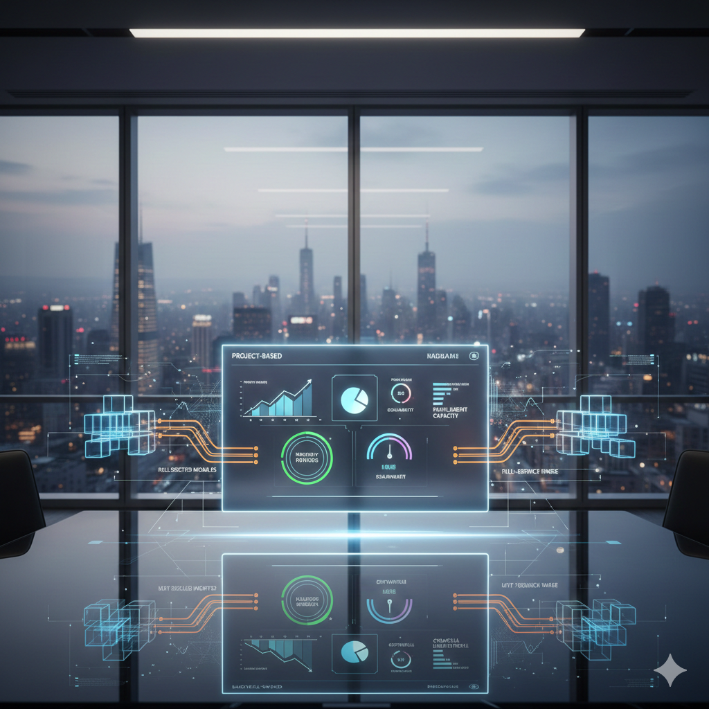 Split-screen comparison of white label and private label SEO solutions on a desk, with analytics dashboards and performance charts in the background, illustrating different SEO delivery models, data-driven decision-making, and scalable search engine optimization strategies.