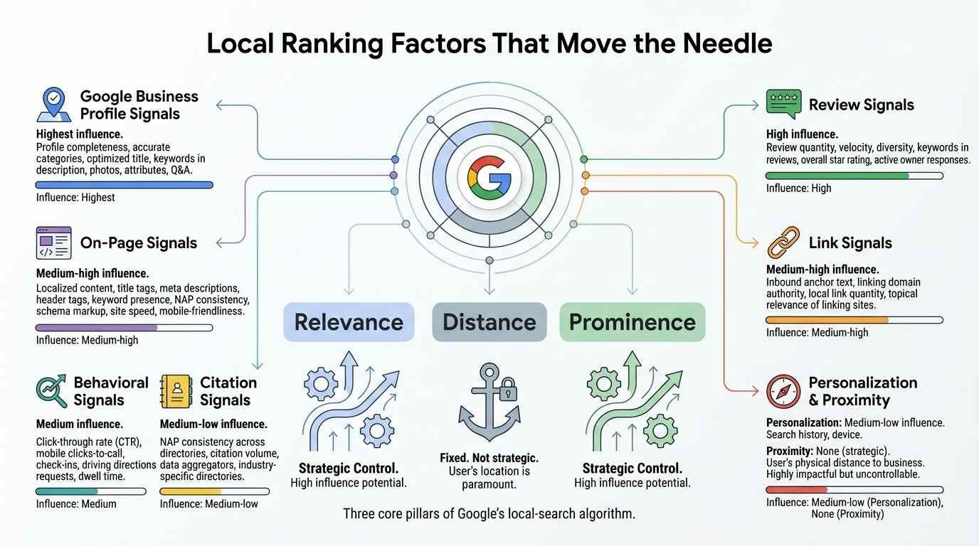 Local Ranking Factors That Move the Needle