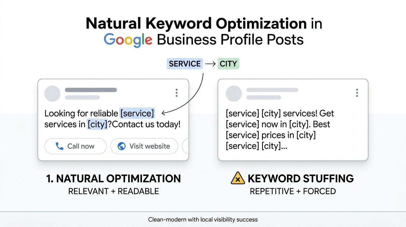 Optimizing Google Posts for Keywords and Local Relevance