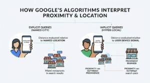 Google's Algorithms Interpret Proximity and Location
