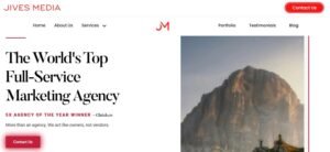 Digis website homepage highlighting AI-native offshore software development services and tech stack illustration