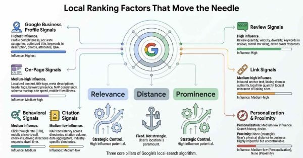 Local Ranking Factors That Move the Needle