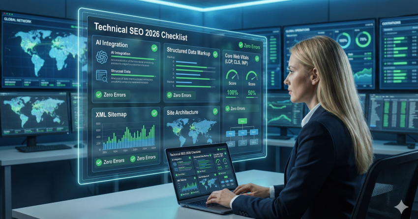 Technical SEO 2026 Checklist: 20 Must-Do Fixes to Prevent Crawl Errors & Improve Core Web Vitals
